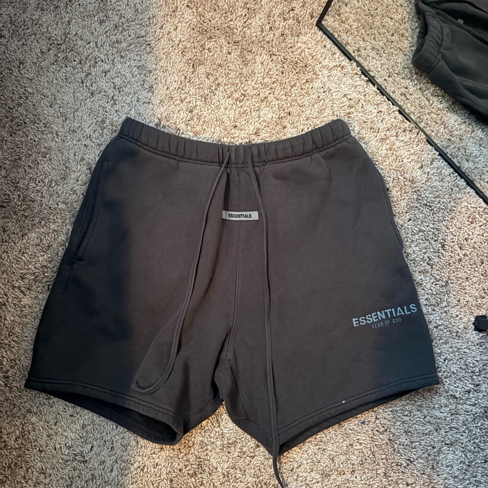 Essentials Charcoal Men's Athletic Shorts